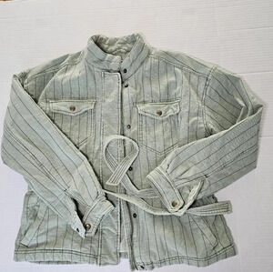 Gap Quilted Utility Belted Jacket